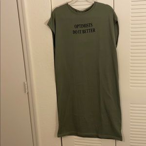 ZARA midi t-shirt dress